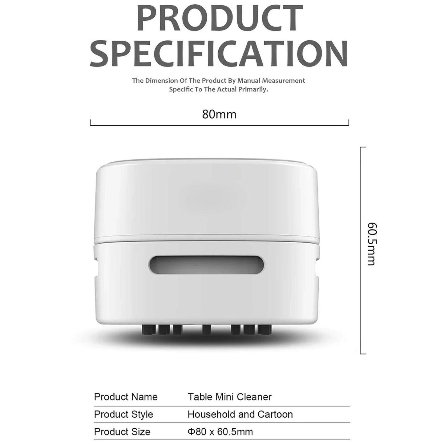 Mini Desktop Staubsaugerroboter