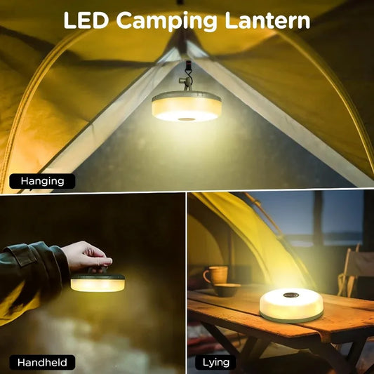 LED Camping Lichterkette - wasserdicht & mit 8 Modi für Zelt, Garten & Outdoor