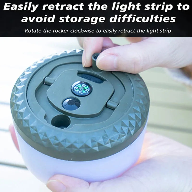 LED Camping Lichterkette - wasserdicht & mit 8 Modi für Zelt, Garten & Outdoor