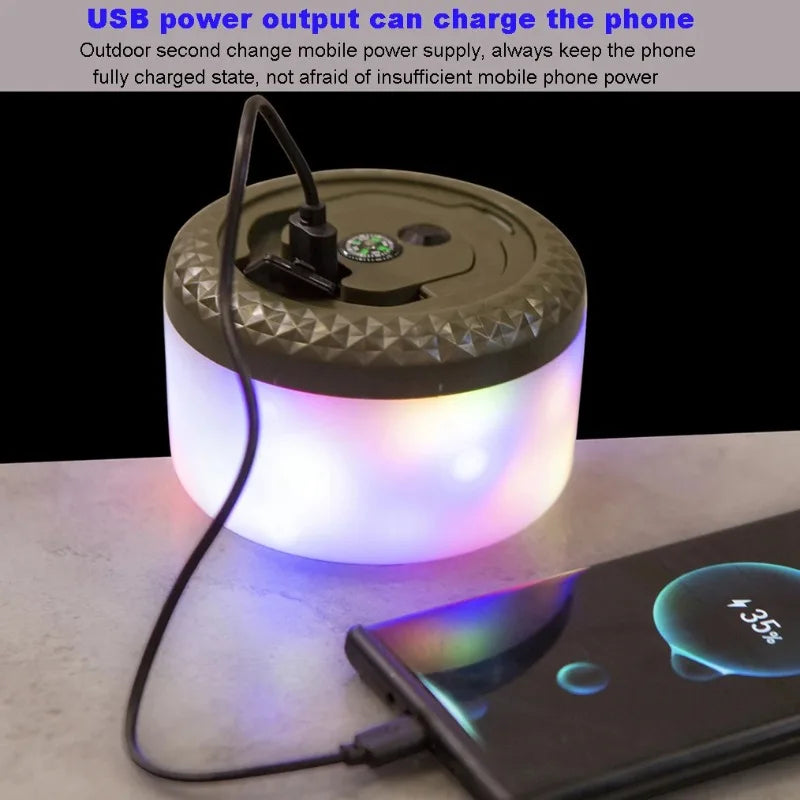 LED Camping Lichterkette - wasserdicht & mit 8 Modi für Zelt, Garten & Outdoor